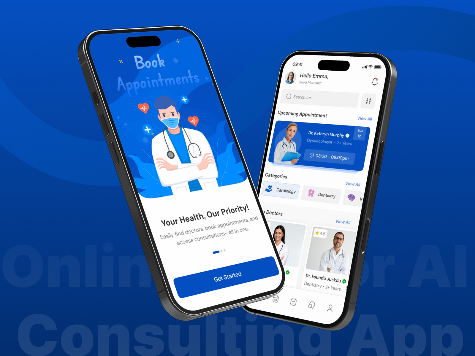 Online Doctor AI Consulting App app app design consultation app design doctor app doctor consultation doctor consulting healthcare app healthcare technology healthcare ui healthtech mobile app online consulting ui uidesign uiux ux ux design