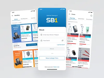 SB1- Promo Page E-commerce Mobile App Design android b2b bundle design ecommerce electronics flashsale ios login mobile design mobileapp online shop promo retail saas ui uidesign uiux ux uxdesign