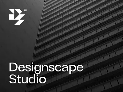 Modern logo mark for an architecture studio - Designscope Studio architecture studio architecture studio logos branding creative logo custom logo design elegant logo geometric logo graphic design lettermark logo logo design logofolio logomark logotype mega malik minimalistic logos modern logos