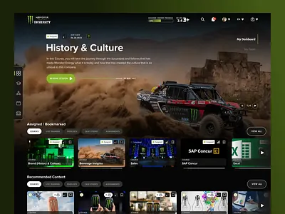 🎓 Career LMS Design for a Global Brand app interface design learn management system lms ui ux