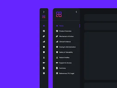 eDetail Aid - Navigation dashboard eda edetail aid navigation sales aid ui ux