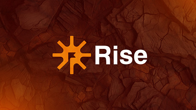 Logo Rise app app logo branding flag flag logo goal goal logo graphic design logo modern logo purpose rise rise logo sun sun logo sun rise warm yellow logo