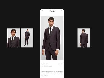 HUGO BOSS — Brand IDENTITY. app boss brand brand identity branding campaign design hugo hugo boss identity jacket mobile mobile app online store shop suit ui ui ux user interface ux
