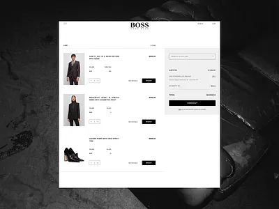 HUGO BOSS — Brand IDENTITY. boss brand brand identity branding campaign cart design fashion hugo identity landing online store shop shopping bag shopping cart style suit ui ui ux website