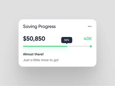 Smart Savings Tracker UI 3d animation branding graphic design logo motion graphics ui