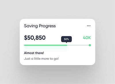 Smart Savings Tracker UI 3d animation branding graphic design logo motion graphics ui
