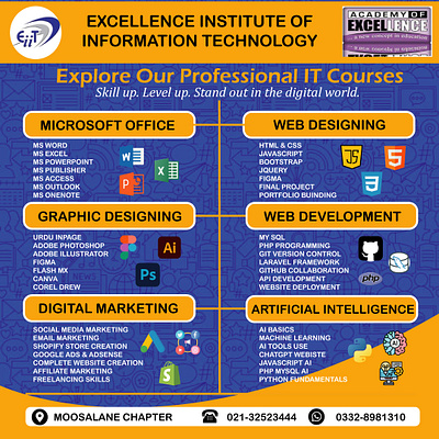 Academy Of Excellence (Sir Mustafa) Best IT Courses In Karachi adamjee adobe photoshop ai artificail intellegence aptech arena computer courses designing development digital marketing excellence graphic designing it courses karachi karadar lyari ms office muhammad mustafa mustafa sir mustafa web development