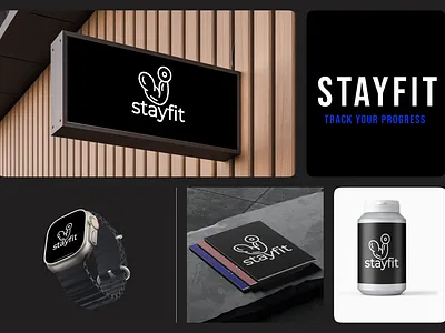 Brand Identity Design for Stayfit – Fitness & Innovation brand identity branding creativity design figma design fitness app fitness brand graphic design health wellness logo mock ups product design startups tech startup typography ui uiux design ux visual designs visual identity