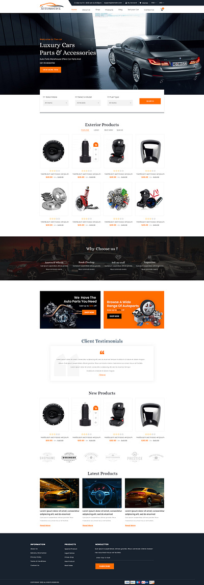 🚗 Sleek UI for Automotive Parts & Accessories Store 🔧 autoecommerce automotivedesign autoshopui banner branding caraccessories carpartsui carwebsite dribbbleshowcase graphic design luxurycars modernui motion graphics partsmarketplace productgriddesign responsivedesign sparepartsstore uiux vehicleui