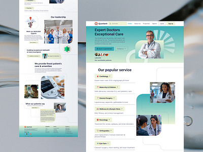 Hello Creatives, Here is Health care Website Design. android app apple doctors healthcare hospital medical product design ui ux webdesign
