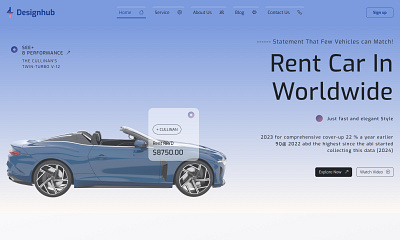 Car Rental & Automotive Services appdesign automotivedesign autorental carrental carsharingui creativeui designinspiration designsystem dribbbleshot figma herosection landingpage luxurycars productdesign rentalapp ui uxdesign visualdesign webdesign
