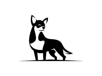 Chihuahua animal branding canine chihuahua cute dog fun icon illustration logo mark mascot pet puppy silhouette vet