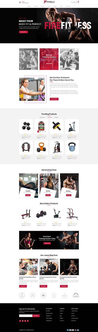 Fitzilla – Fitness eCommerce & Training Program Website UI ecommerceui fitnessecommerce fitnesstech fitnesstrainer fitnesswebsite gymdesign gymgear onlinefitness trainingplatform uiux uiuxinspo uxinspiration webdesign