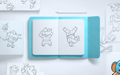 Character mascot design graphic design illustration vector