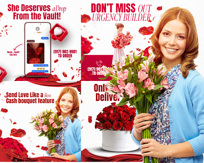 Flower Poster canva carousal flower flyer graphic graphic design graphic designer may day motion flyer motion graphics photoshop post poster women women post worker