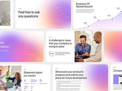 AI Business pitch deck ai business pitch deck business presentation graphic design pitch deck poster presentation ui