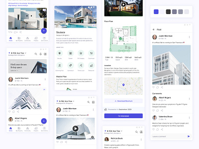 Real Estate App - Home mobile property management real estate realtor ui design ux design