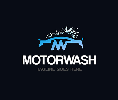 Car Wash Logo Design app branding design graphic design logo minimal vector