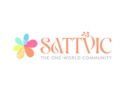 Sattvic Community Logo branding design logo