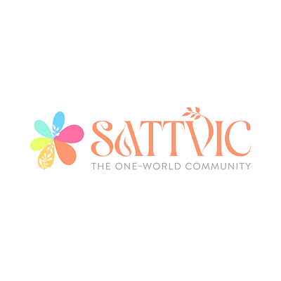 Sattvic Community Logo branding design logo