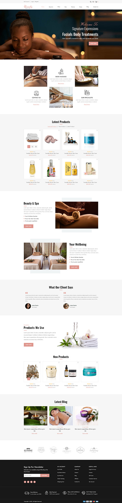 MyBeautySpa - Spa & Wellness Store beauty beauty products branding design e commerce graphic design logo minimalistic motion graphics online store relaxation skincare spa spa wellness uiux web design