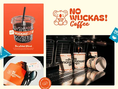 No Wuckas Coffee | Full Branding Teaser brand design branding coffee creative food graphic design logo melbourne mockups packaging retro