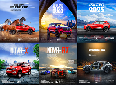 Car Brand Design conceptual car graphics
