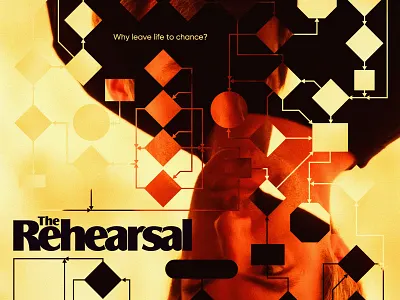 The Rehearsal design designer graphic design hbo max key art max nathan fielder poster poster art poster design poster designer process map surreal surrealism texture the rehearsal the rehearsal tv show tv show tv shows