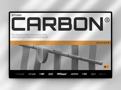 Carbon Agency agency agency web design landing page web design