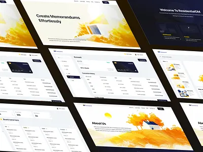 Create Memorandums Easily about us builder clean ui dashboard document landing page tables ui ux