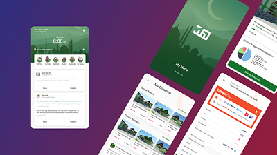 My Huda: Your Companion for Islamic Spirituality and Community figma ui ux