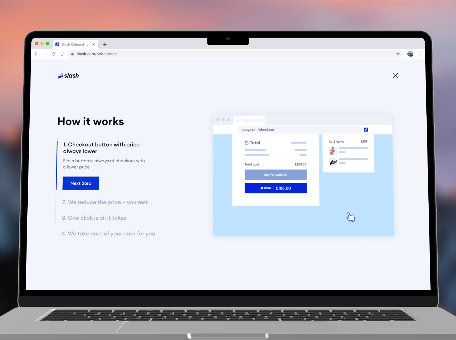 Slash Onboarding (20% Coversion Increased ) coversion design onbarding product design ui ux web