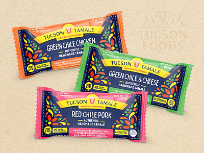 Branding for Tamales branding burrito colorful cpg flavor food fun mexican snack tamale