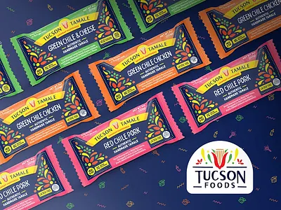 Packaging Design for Tamale Brand bolf colorful cpg food frozen fun grocery packaging snack