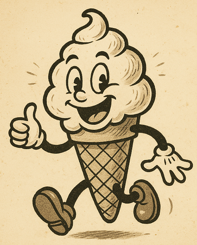 Ice cream with a smile 90th art icecream runicecream smile