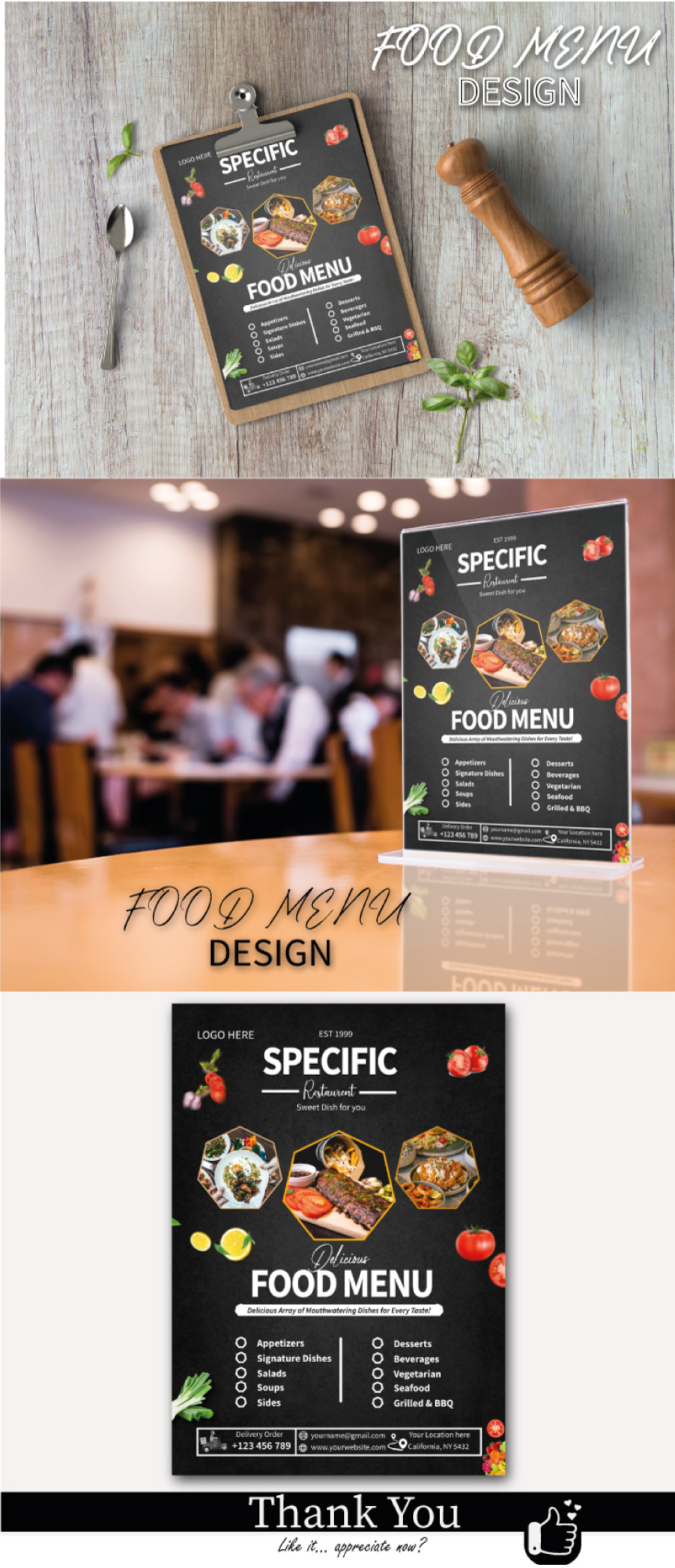 Creative Food menu Design adobeillustrator adobephotoshop branding design foodmenudesign graphic design graphicdesigner illustration mockupfile restaurantmenu restaurantmenudesign