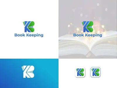 Book Keeping Logo (Unused) branding graphic design logo vector