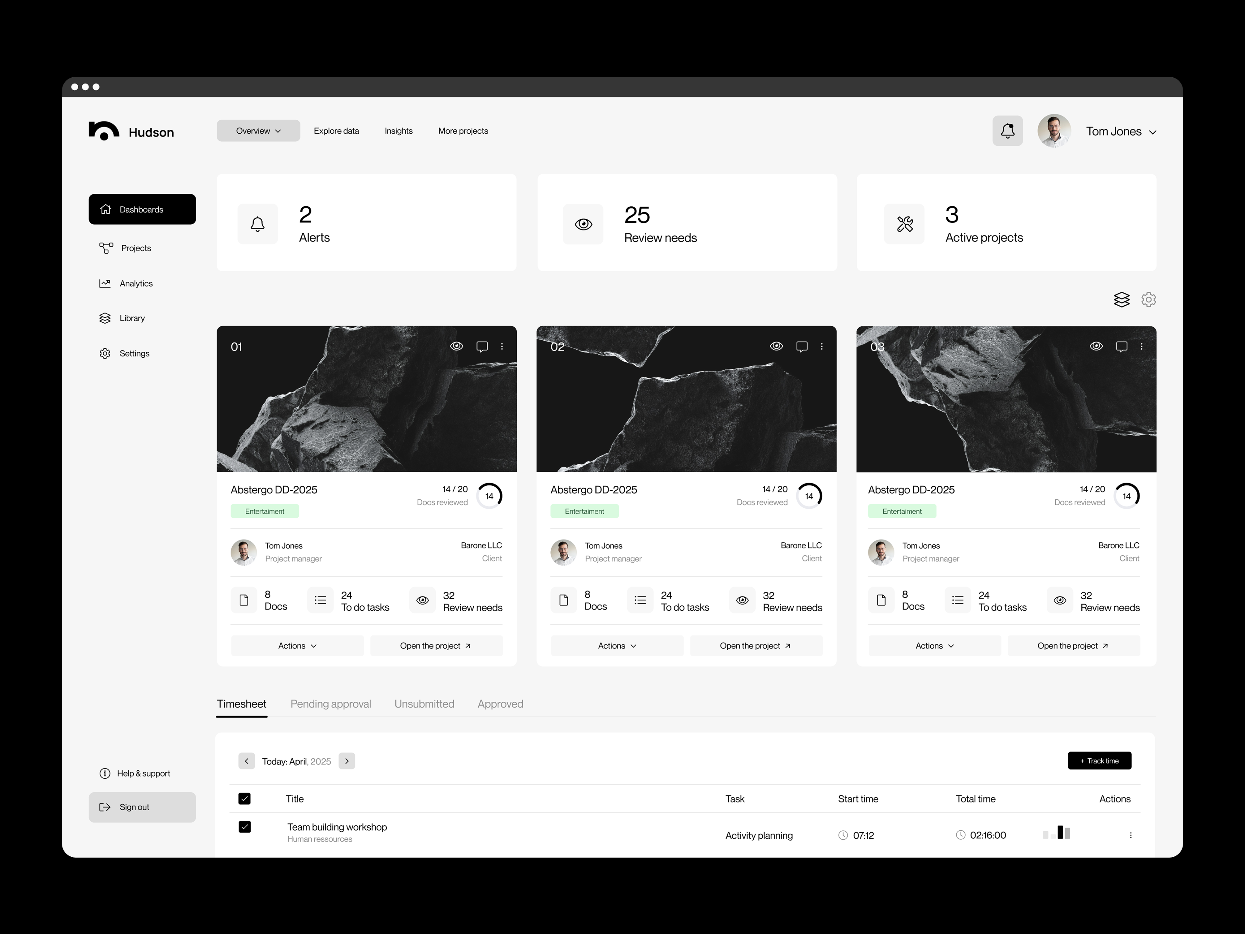 Hudson - Clarity & Control for Enterprise Teams design figma graphic design illustration logo product design ui ux vector
