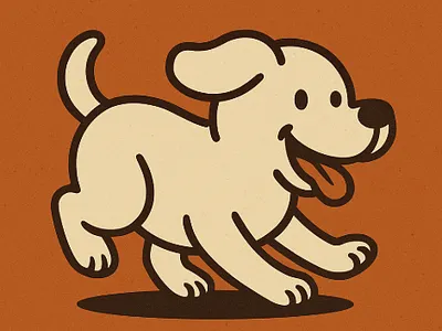 Playful dog art doggy dogplay fastrundog playfuldog run