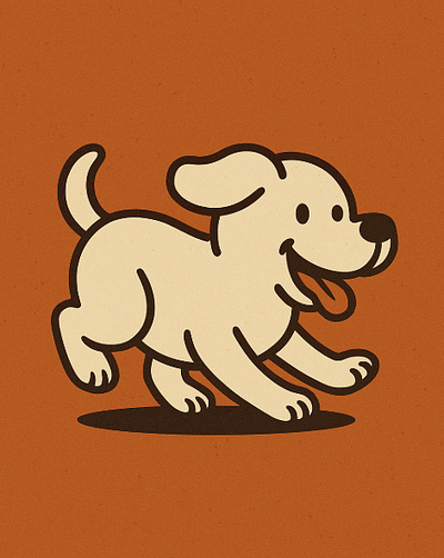 Playful dog art doggy dogplay fastrundog playfuldog run