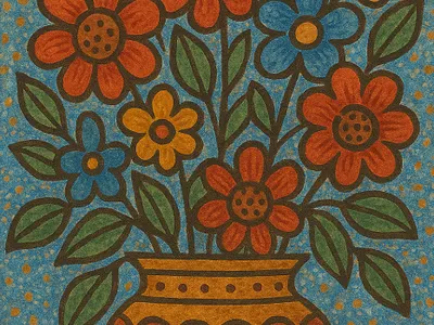 Abstract floral bouquet abstract abstractart art flower flowerinvase vase