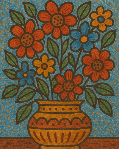 Abstract floral bouquet abstract abstractart art flower flowerinvase vase