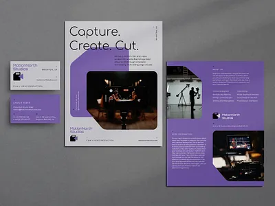 Film / Video Production Brand Identity branding business card camera digital director editing film flyer identity marketing photography production video