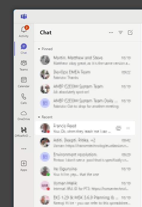 A new MS Teams UX?