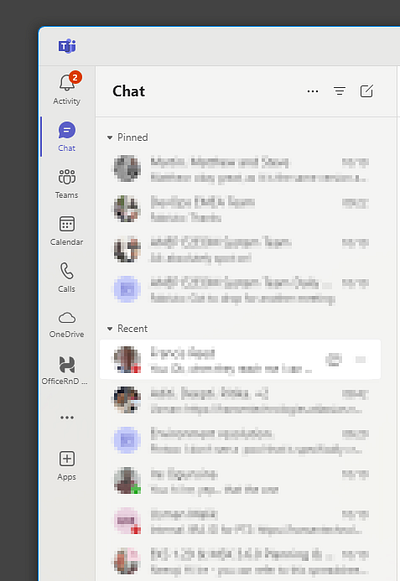 A new MS Teams UX? ms teams ui ux