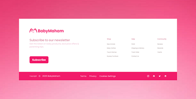 Footer Design design figma footer typography ui ux web