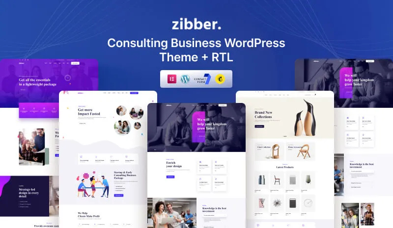 Zibber – Consulting Business WordPress Theme + RTL accountant advertising adviser business company consultant consulting corporate finance financial advisor