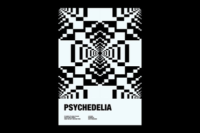 Psychedelia ads poster band poster brand poster business poster concert poster geometrical design graphic design international typographic style motion graphics music poster optical illusion poster designer poster inspiration promotional poster psychedelic poster retro design start up poster swiss design typography visual identity