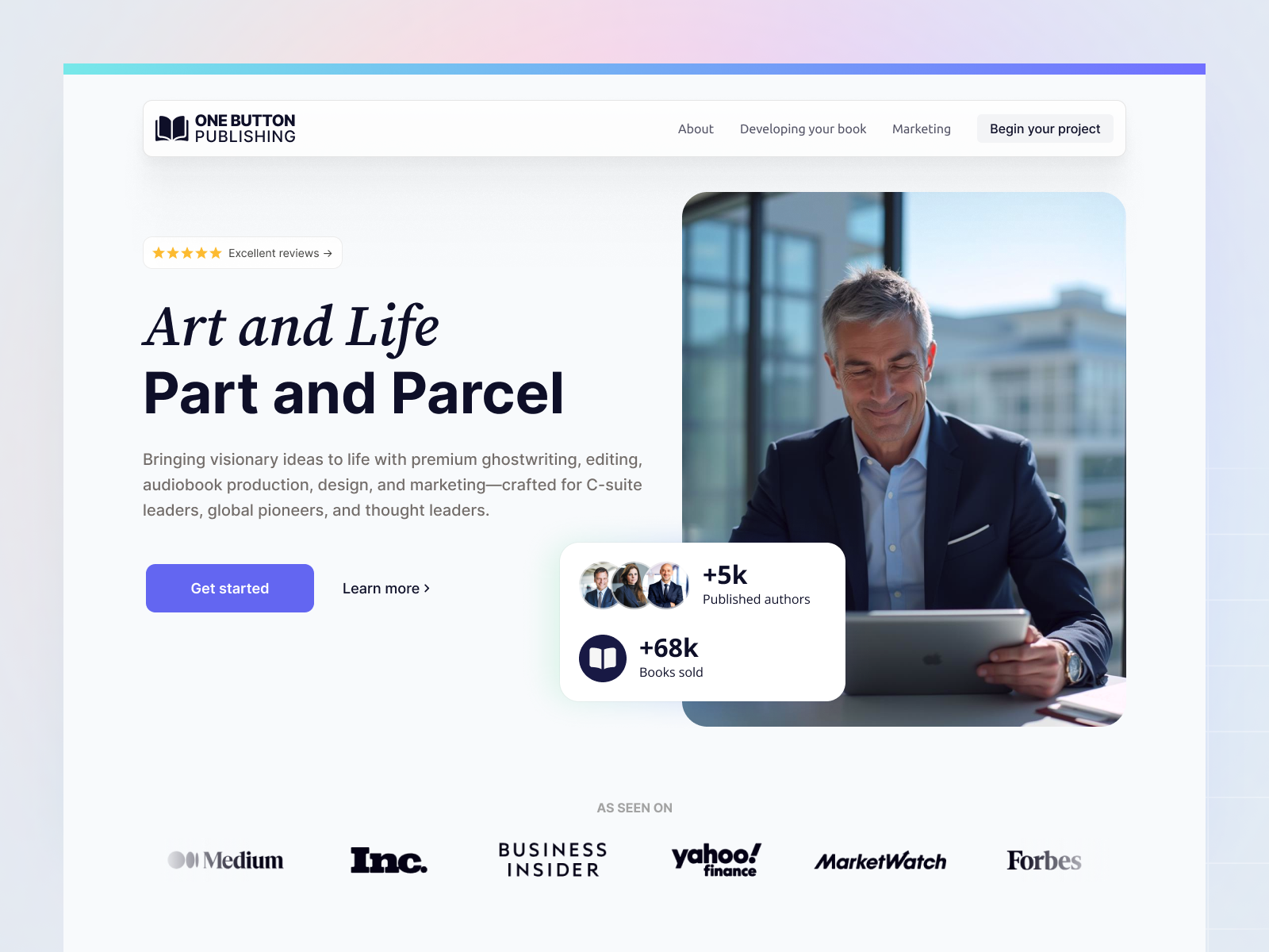 Example of Landing Page Design
