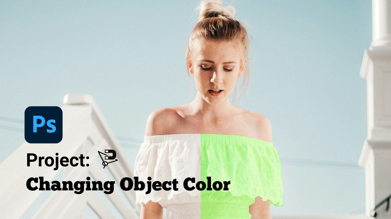 Project: Changing Object Color adobe photoshop changing object color project graphic design magnetic lasso tool object selection tool photoshop project portfolio project